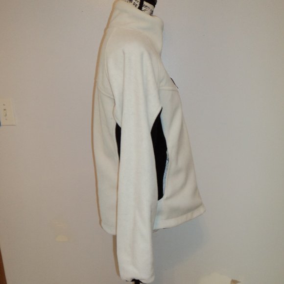 Pacific Trail Women's Small Jacket Coat Winter Reversible Fleece Black White - Picture 8 of 9